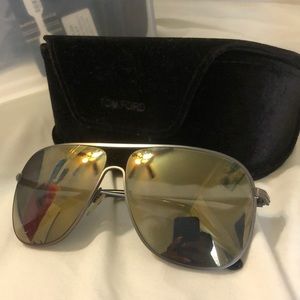 Mirrored Tom Ford glasses